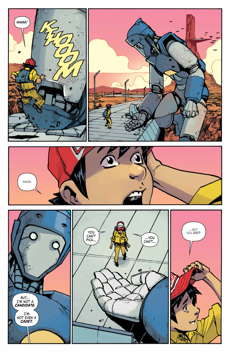 Illustration for article titled Greg Pak On Loving Giant Robots and Championing Asian American Heroes in Mech Cadet Yu